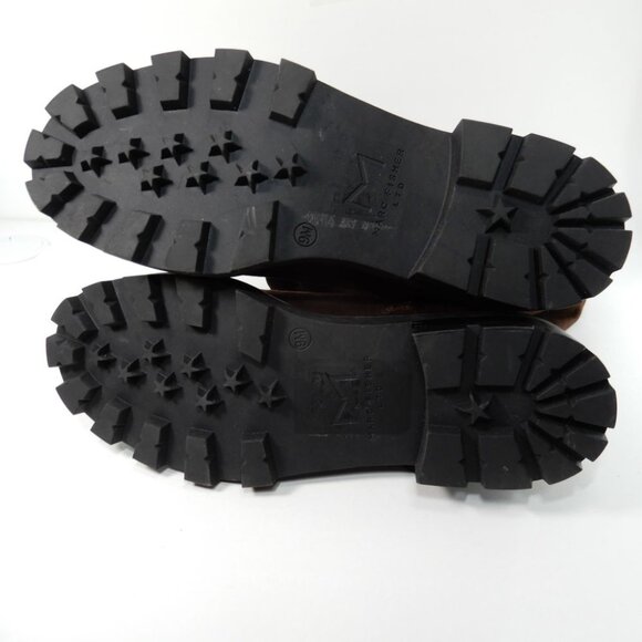 Marc Fisher Ganven Lug Sole Over The Knee OTK Moto Boots Size 9 Dark Brown NEW - Picture 12 of 13